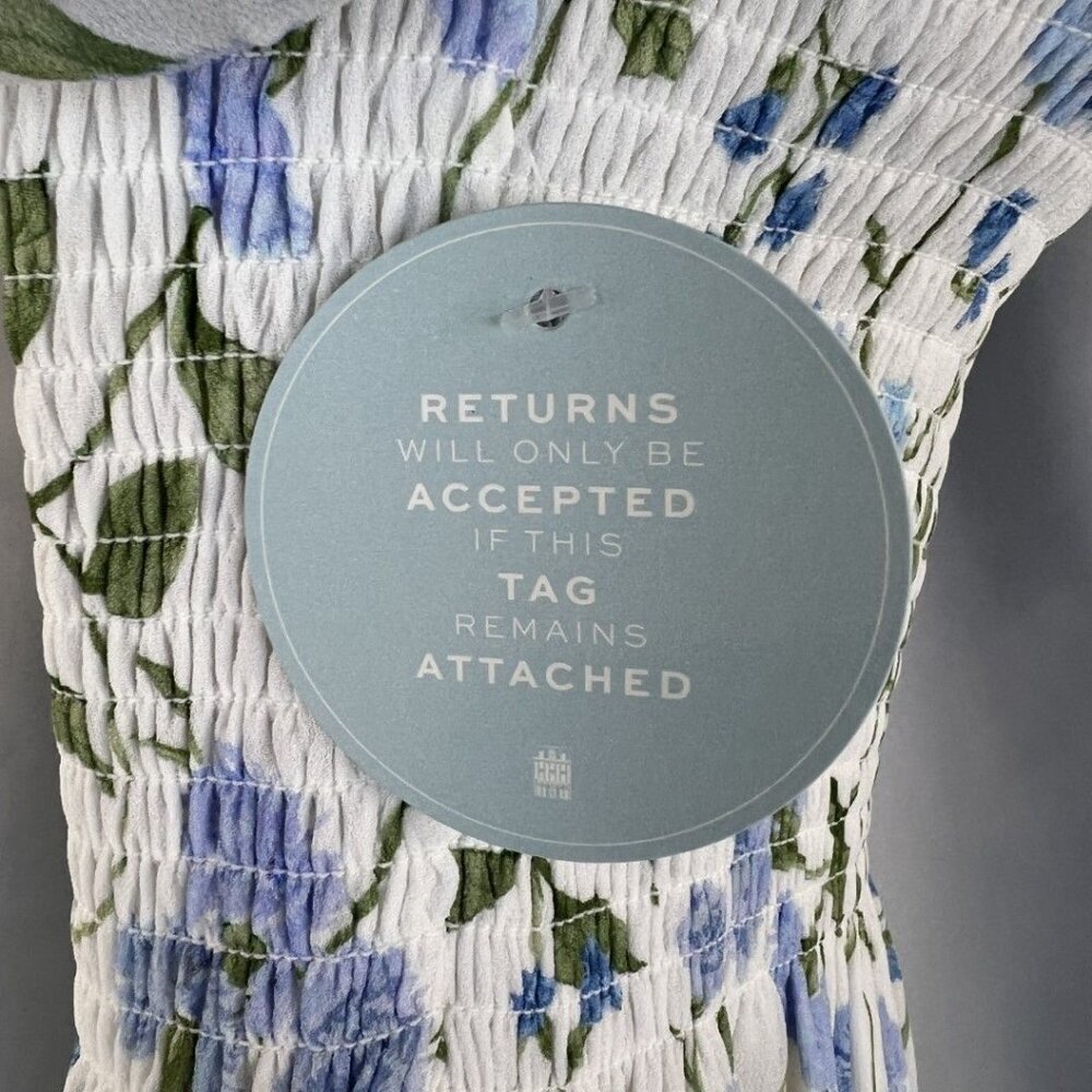 NWT Hill House The Grace Georgette Peony Bouquet Print Mini Nap Dress $198 - Picture 12 of 15